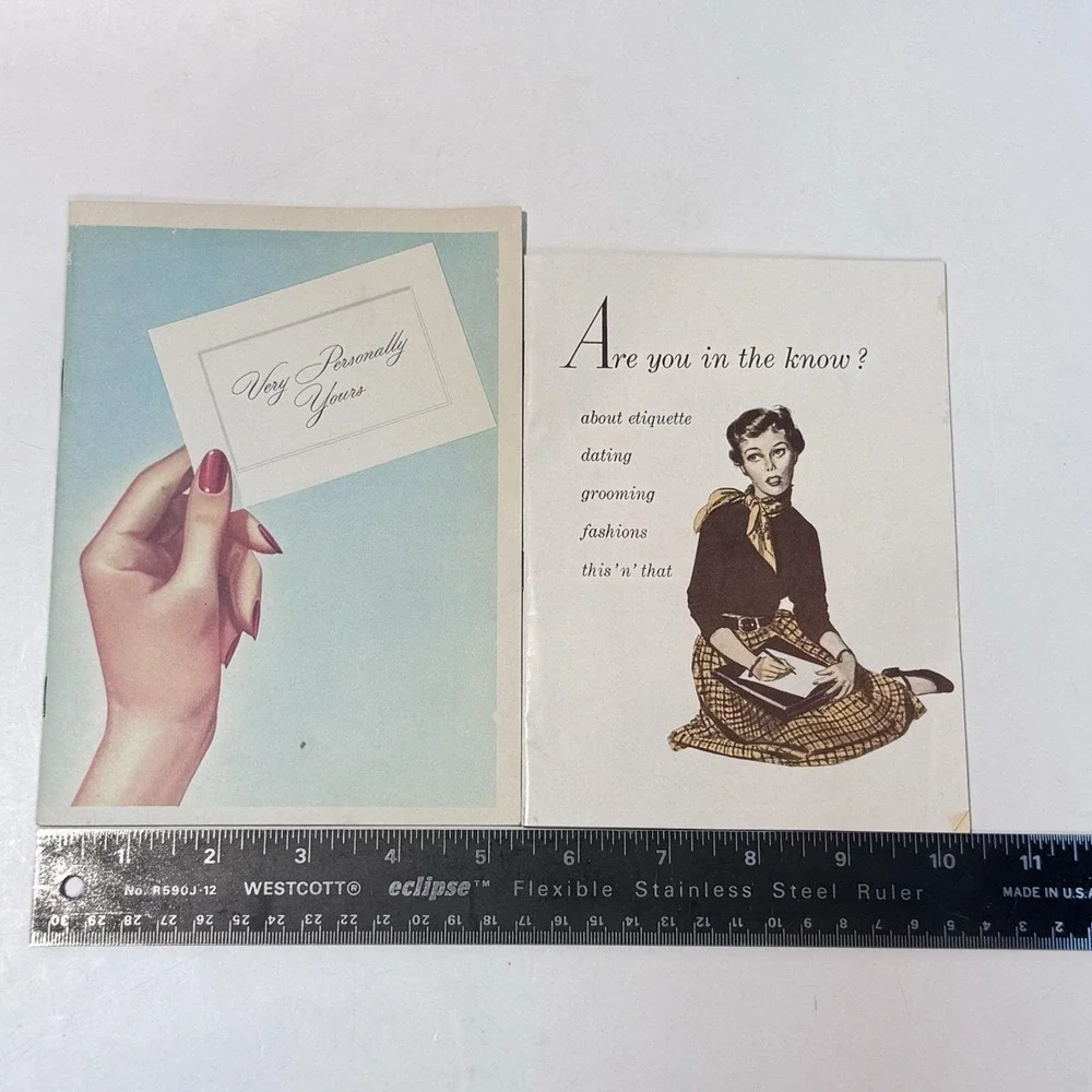 Kimberly Clark Corp 1946 1956 Vintage Paper Ephemera Pamphlets for Young Women